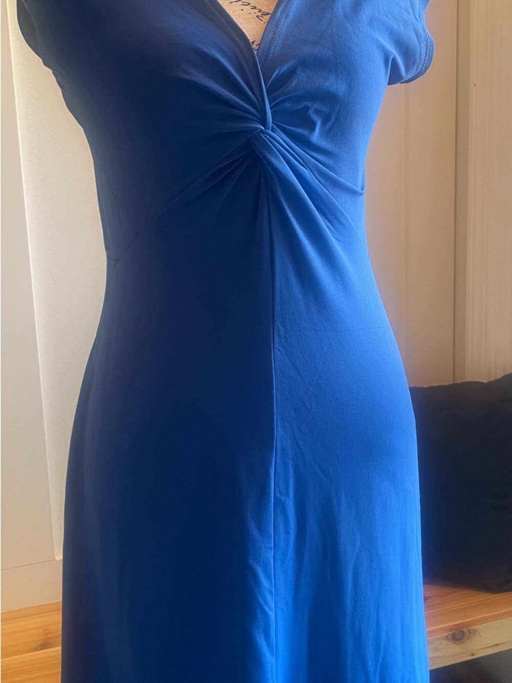 Patagonia Royal Blue Twist-Front Maxi Dress